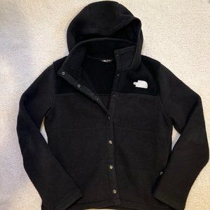 Women's North Face Hooded Sweatshirt Medium